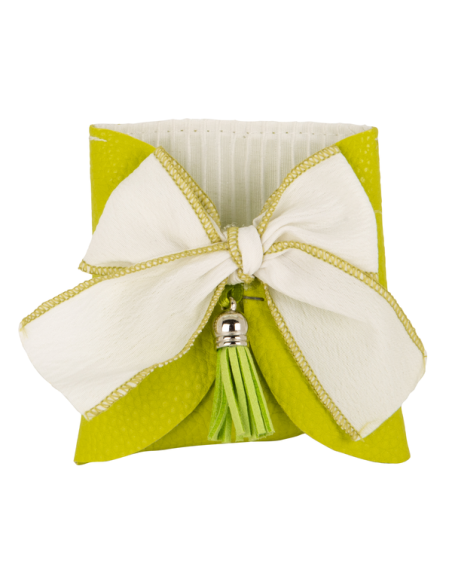 Busta Fiocco busta Matrimonio Verde 9cm C2833 | G3S