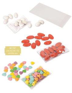 Bustina alimentare portaconfetti 6x10cm SC707 | G3S