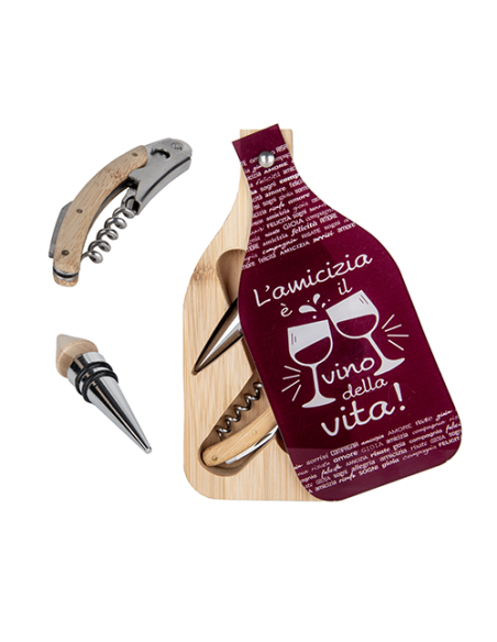 Bordeaux Set vino 9x20cm | G3S Ingrosso