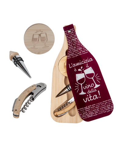 Bordeaux Set vino 10x30cm | Vendita Ingrosso G3S