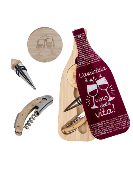 Bordeaux Set vino 10x30cm | Vendita Ingrosso G3S