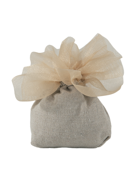 Campagna Sacchetto Beige 10x13cm | G3S Bomboniere