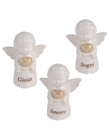 Celeste Angelo Celeste - 3 soggetti assortiti h8cm | G3S Ingrosso