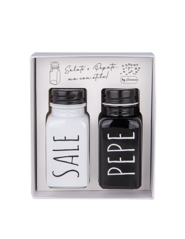 Chef Set sale e pepe h9cm con scatola | G3S Bomboniere