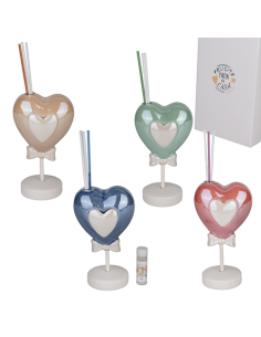 Cuore Diffusore - 4 soggetti assortiti h14cm con scatola | G3S