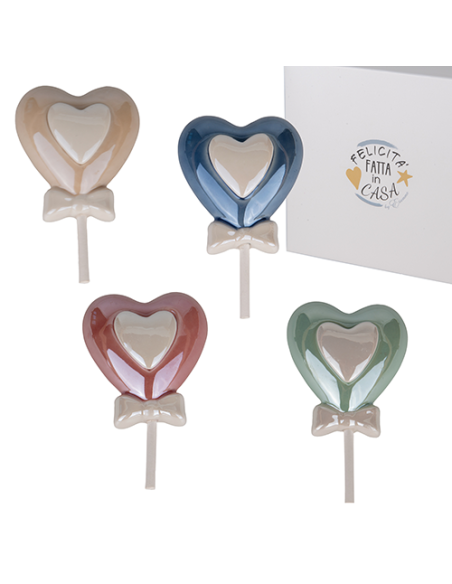 Cuorem Magnete - 4 soggetti assortiti 8,5cm | Vendita Ingrosso G3S