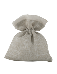Ellisse Sacchetto Beige 10x12cm | G3S Bomboniere