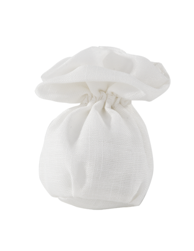 Ellisse Sacchetto tondo Palla Bianco h10cm | G3S