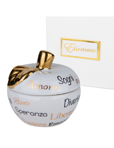 Estasi Scatola Bianco Ø8cm x h7,5cm con scatola | G3S Ingrosso