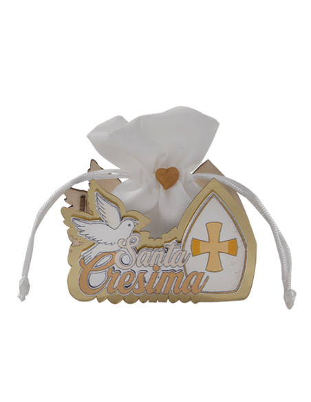 Festa Portaconfetti Cresima 8,5cm | G3S Bomboniere