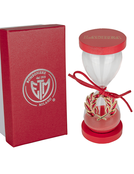 Gold Alloro Clessidra Gold h11,5cm con scatola | G3S