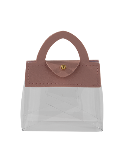 Grazia Portaconfetti Borsetta Rosa antico 7cm x h9cm | G3S Ingrosso