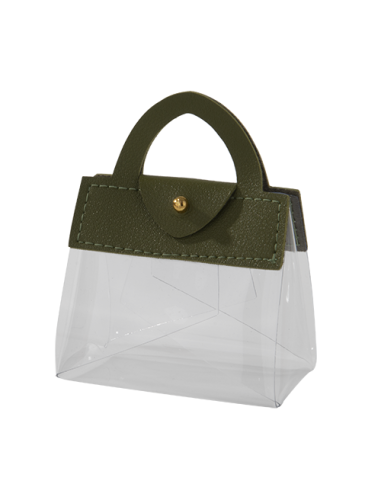 Grazia Portaconfetti Borsetta Verde 7cm x h9cm | G3S Bomboniere