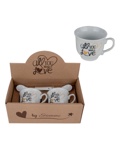 Ibis Set caffè 2 pezzi h5,5cm con scatola | G3S