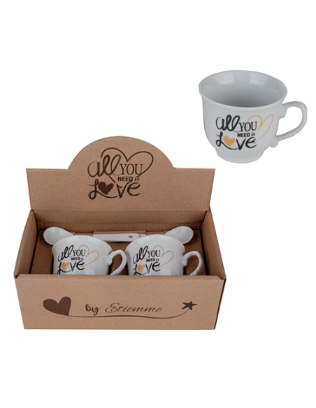 Ibis Set caffè 2 pezzi h5,5cm con scatola | G3S