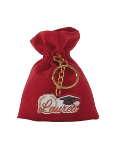 Laureandum Sacchetto con portachiavi 8x10cm | G3S Ingrosso