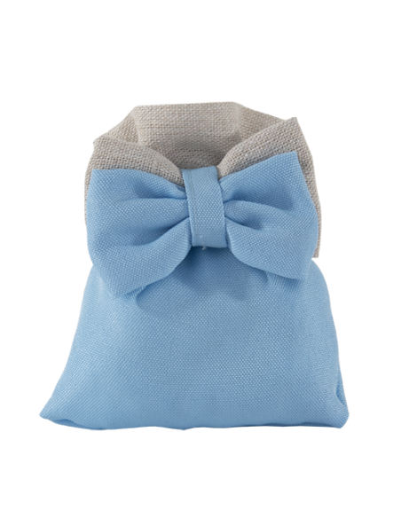 Muffin Sacchetto Celeste Baby 10x12cm | G3S Ingrosso