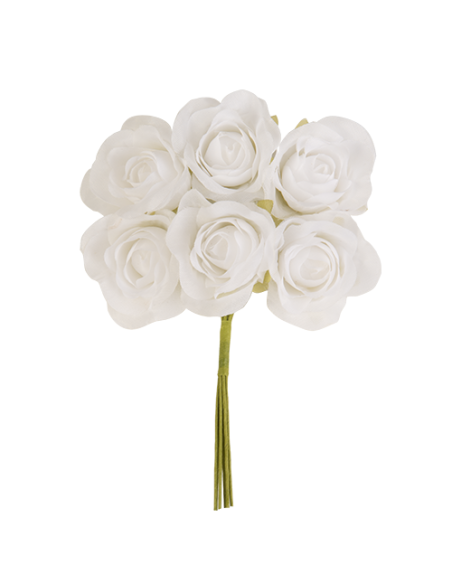 New Malika Rosellina Bianco 4cm | Vendita Ingrosso G3S