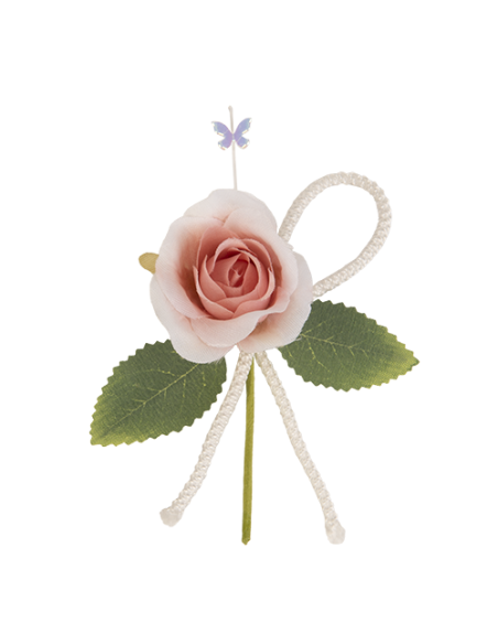 New Rosellina Malika Ramo Rosa antico 11cm | G3S Bomboniere