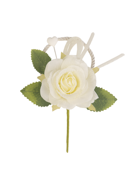 New Rosellina Malika Ramo Crema 15,5cm | G3S Ingrosso