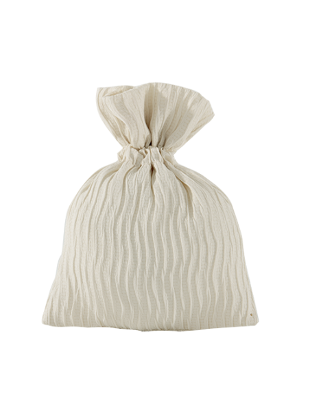 Onda Sacchetto Crema 8x10cm | G3S Bomboniere