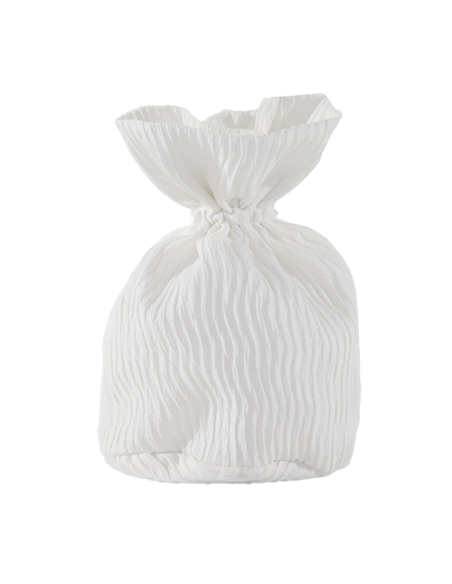 Onda Sacchetto tondo Palla Bianco Ø7cm x h11,5cm | G3S