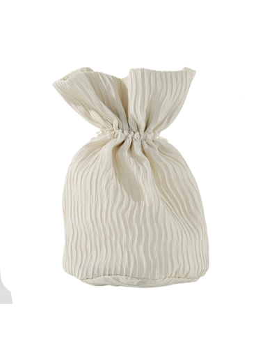 Onda Sacchetto tondo Palla Crema Ø7cm x h11,5cm | G3S Ingrosso