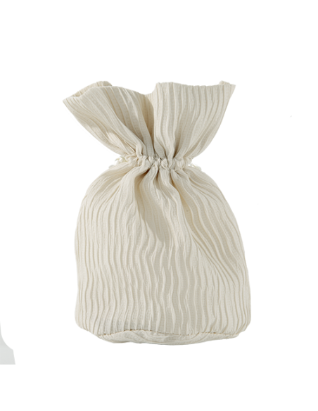 Onda Sacchetto tondo Palla Crema Ø7cm x h11,5cm | G3S Ingrosso