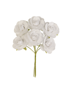 Seta Rosellina Bianco 4cm | G3S Bomboniere