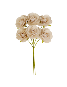 Seta Rosellina Crema 4cm | G3S