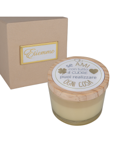 Sfavilla Candela Cuore Ø7,5cm x h6cm con scatola | G3S Bomboniere