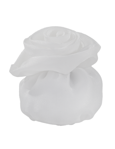 Soft Rose Sacchetto Bianco Ø8cm x h10cm | Vendita Ingrosso G3S