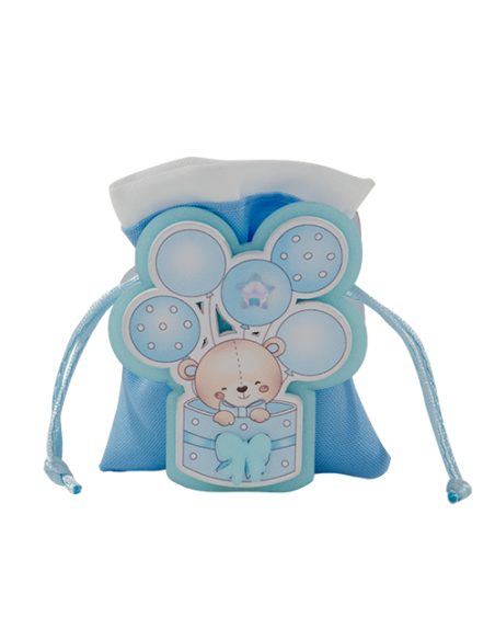 Sorriso Portaconfetti Celeste Baby 8cm | G3S