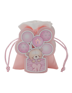 Sorriso Portaconfetti Rosa Baby 8cm | G3S Ingrosso