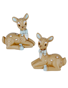 Tenero Decorazione Cervo Celeste Baby - 2 soggetti assortiti 6cm | Vendita Ingrosso G3S