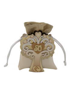Tree Portaconfetti 50° anniversario 9cm | Vendita Ingrosso G3S