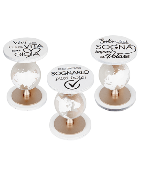Volando Mappamondo Viaggio - 3 soggetti assortiti h8cm | G3S