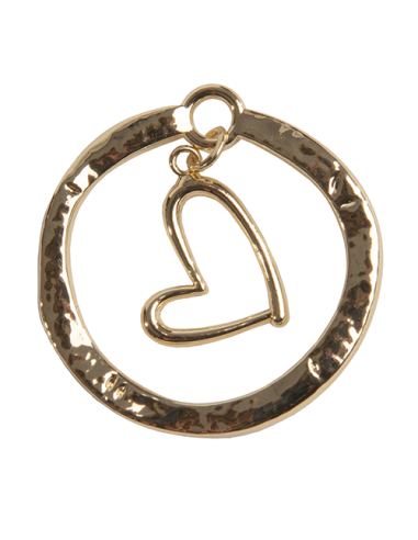 Zama Applicazione Cuore Oro Ø3,5cm | G3S Ingrosso