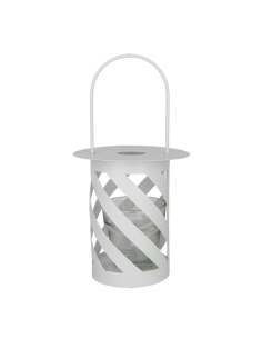 Eco Lanterna in metallo Ø12cm x h13cm AL121 | G3S Ingrosso Bomboniere