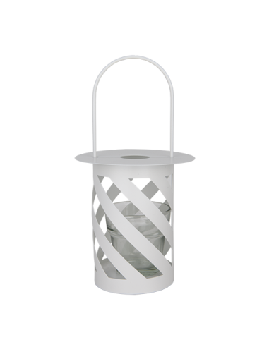 Eco Lanterna in metallo Ø12cm x h13cm AL121 | G3S Ingrosso Bomboniere