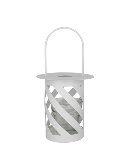 Eco Lanterna in metallo Ø12cm x h13cm AL121 | G3S Ingrosso Bomboniere