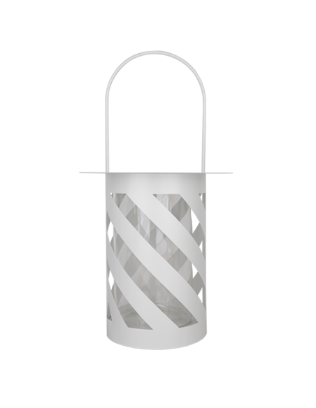 Eco Lanterna in metallo Ø23cm x h24,5cm AL123 | G3S Ingrosso