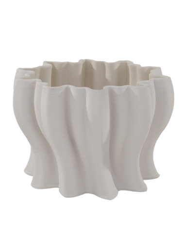 Sand Coppetta 3D in porcellana Ø18cm x h12cm AL151 | G3S Ingrosso Bomboniere