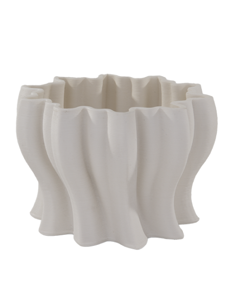 Sand Coppetta 3D in porcellana Ø18cm x h12cm AL151 | G3S Ingrosso Bomboniere