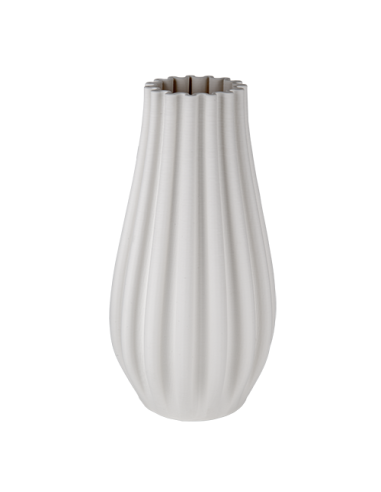 Sand Vaso Maxi 3D in porcellana Ø21cm x h41cm AL157 | G3S Ingrosso