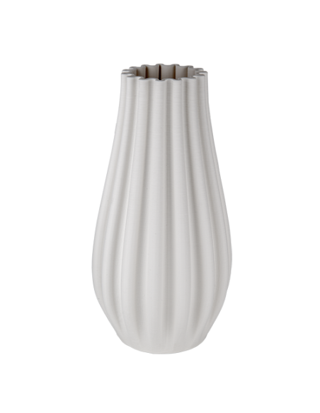Sand Vaso Maxi 3D in porcellana Ø21cm x h41cm AL157 | G3S Ingrosso