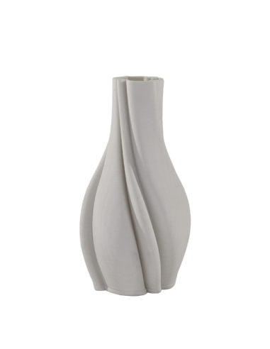 Sand Vaso Onda 3D in porcellana Ø11cm x h22cm AL154 | Vendita Ingrosso G3S