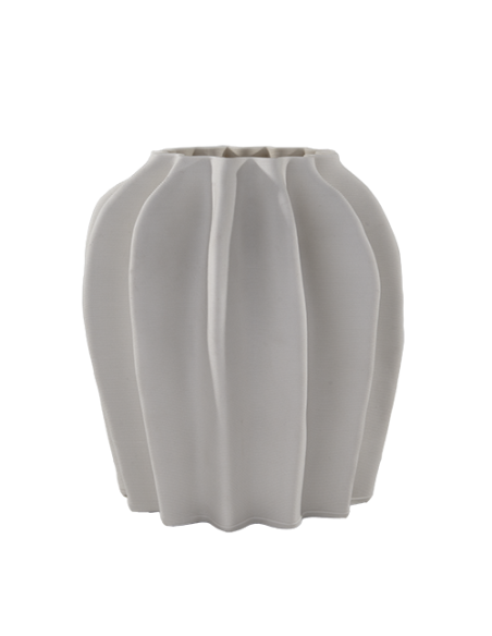 Sand Vaso Palla 3D in porcellana Ø22,5cm x h23cm AL155 | G3S Ingrosso Bomboniere