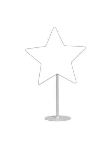 Step Stand stella bianco 23cm x h35cm AL140 | G3S