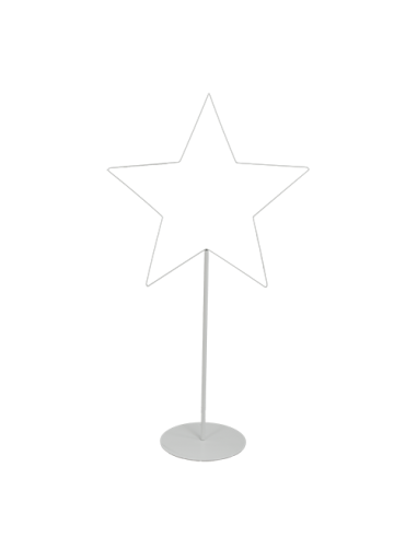 Step Stand stella bianco 74cm x h130cm AL141 | G3S Ingrosso